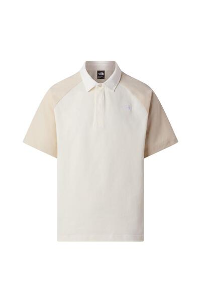 THE NORTH FACE U RELAXED RUGBY POLO SS TEE Unisex Tişört NF0A8GAVJN51 Beyaz-M