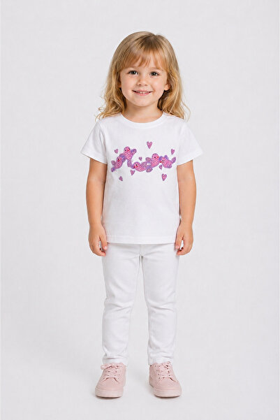 Yale Kids 1-4 Years Old Girls' 95% Cotton T-Shirt