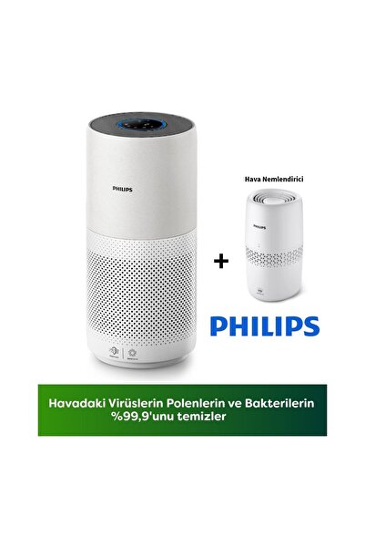 Philips 98 m² Etki Güçlü Wi-Fi Bağlantılı Hava Temizleyici Sigara Dumanı ve K...