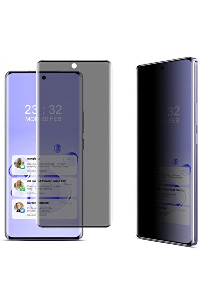 İmak Realme GT 6 5G / GT 6T 5G Privacy Curved Full Tempered Glass Black