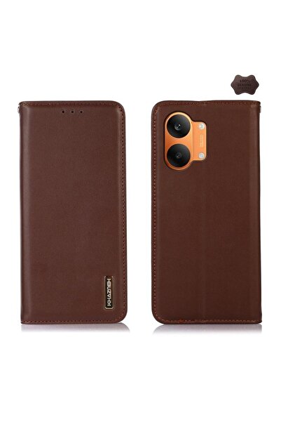 KHAZNEH Δερμάτινη Θήκη Βιβλίο Brown (Xiaomi Poco X8 Pro Max 5G)