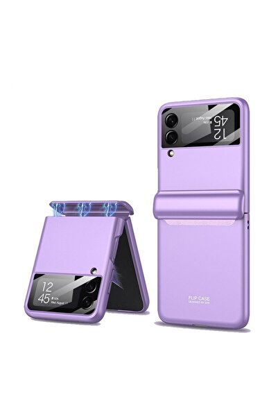GKK Magnetic Σκληρή Θήκη Purple (Samsung Galaxy Z Flip4 5G)