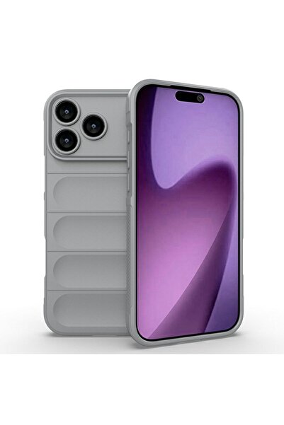 AMORUS Magic Shield Θήκη Σιλικόνης Light Grey (Apple iPhone 17 Pro)