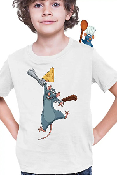 OEM Tricou Copii Baieti Ratatouille Remy Bucatarie
