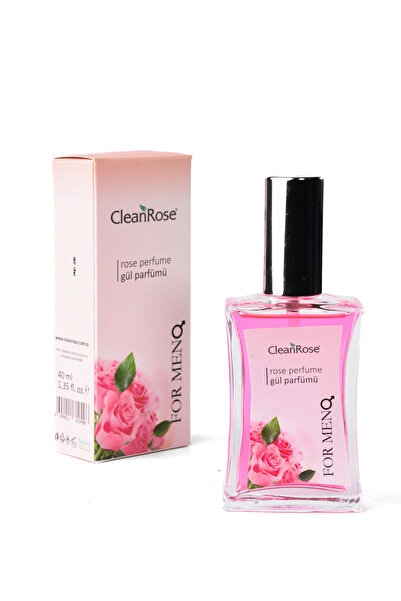 Clean Rose Gül Erkek Parfümü 40 ml – Maskülen ve Ferah Bir Dokunuş
