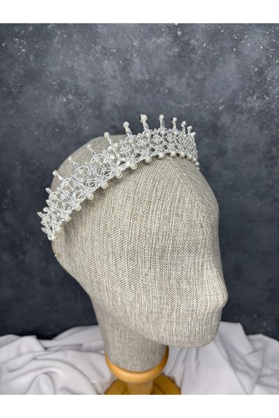 Hayalperest boncuk Stylish Zircon Stone Bridal Crown Evening Dress Wedding Hair Accessory Elegant Bridal Collection