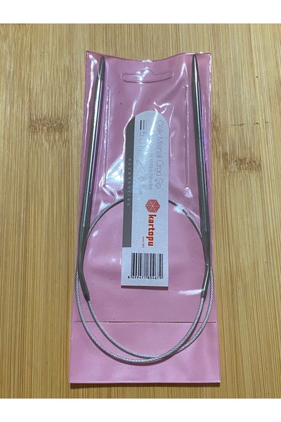 Kartopu Titanium Steel Knitting Needle 60 cm No;5