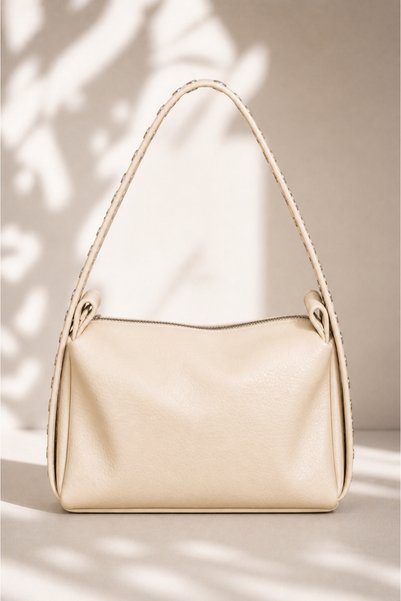 Mortanya Novera Women's Shoulder Bag with Metal Accessories
