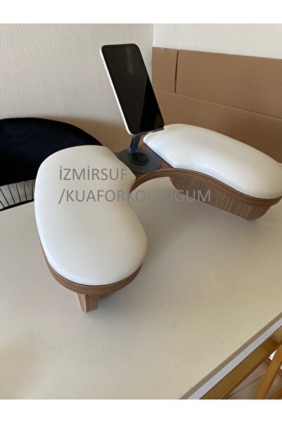 kuaforkoltugum Manicure Prosthetic Nail Stand with Phone Holder