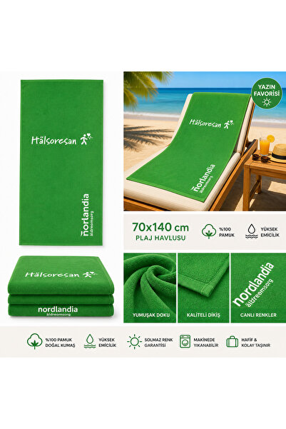 YUYİ 70*140 Large Size Cotton Highly Water Absorbent Beach Towel