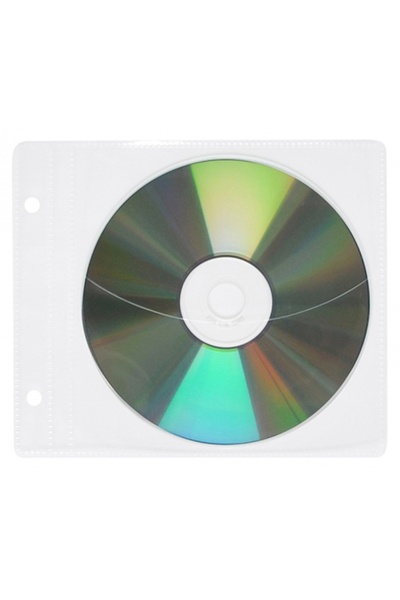 OFFICE products Plic plastic PP pentru CD/DVD, cu perforatii, 10 buc/set, - t...