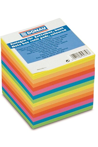 donau Cub hartie 90x90x90mm, 700 file - lipite pe o latura, - hartie culori a...