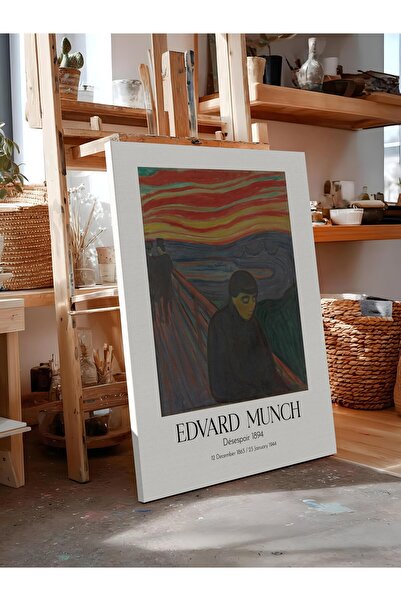 Postifull Edvard Munch - Désespoir 1894, Canvas Painting, Art Series No:111710
