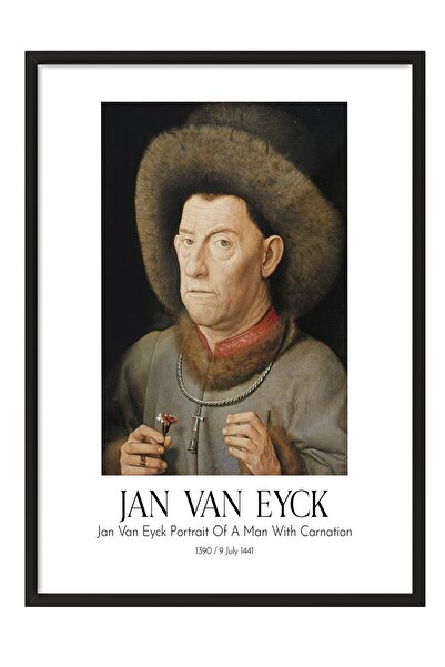 Postifull Jan Van Ajk, Slika sa crnim okvirom, Serija umetnosti BR:112134