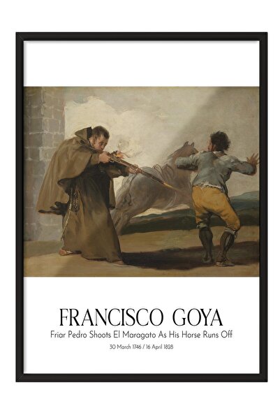Postifull Francisco Goya, Slika sa crnim okvirom, Serija umetnosti BR:111852