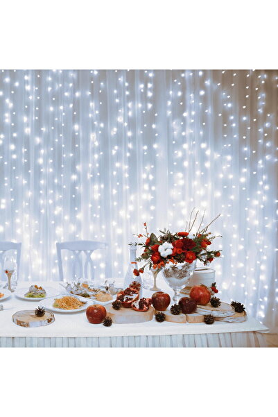 Somogyi Perdea de lumini cu LED-uri, cu legare în serie, 2x2 m, IP44