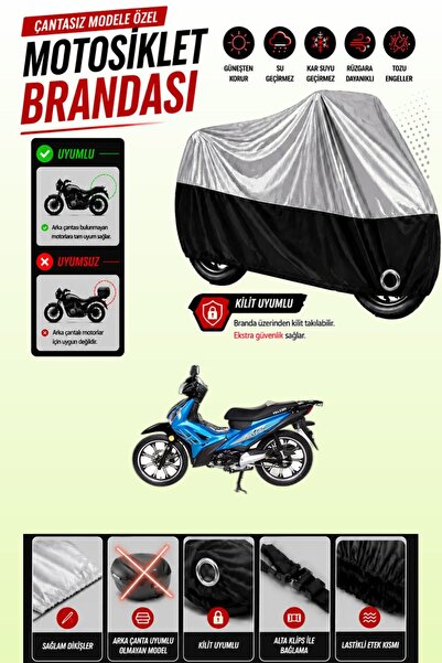 Cemku Twin Top Gray - Bottom Black Falcon Master 50 Compatible Engine Tarpaul...
