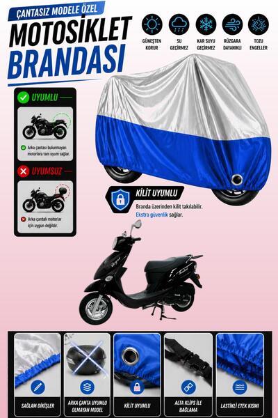 Cemku Twin Top Gray - Bottom Blue Mondial 100 Loyal Compatible Engine Cover, ...