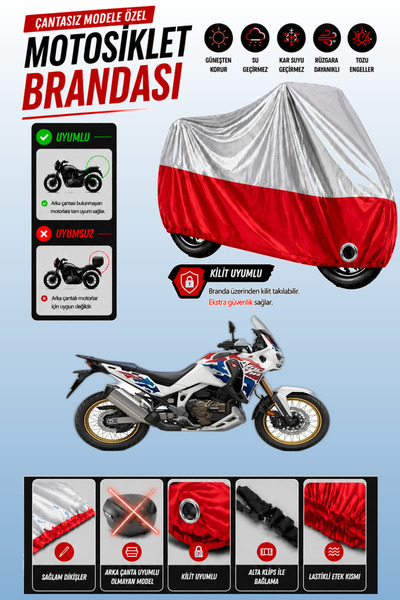 Cemku Twin Top Gray - Bottom Red Honda Crf1100L Africa Twin Adventure Sports ...