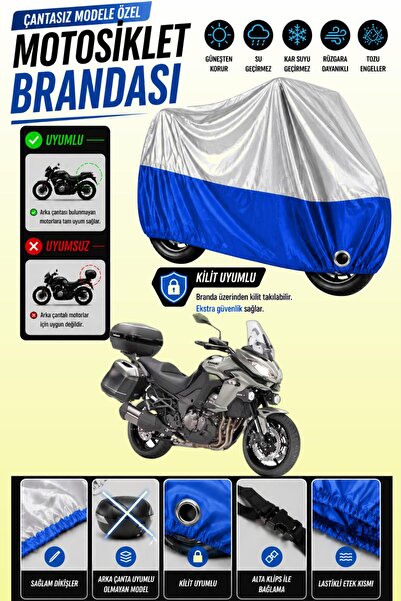 Cemku Twin Top Gray - Bottom Blue Kawasaki Klz 1000 Versys Compatible Engine ...