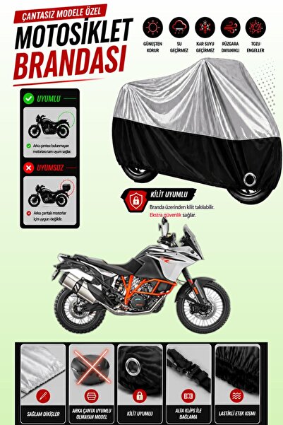 Cemku Twin غطاء محرك متوافق مع KTM 1090 Adventure R باللون الرمادي من الأعلى ...