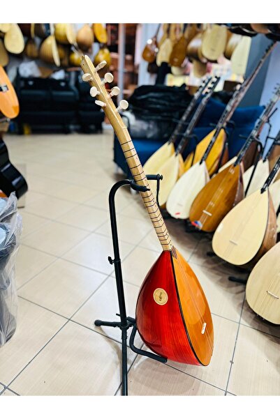 Bircanmüzik CEVİZ KISA SAP BAĞLAMA+YEDEK TEL+KILIF+MIZRAPLAR