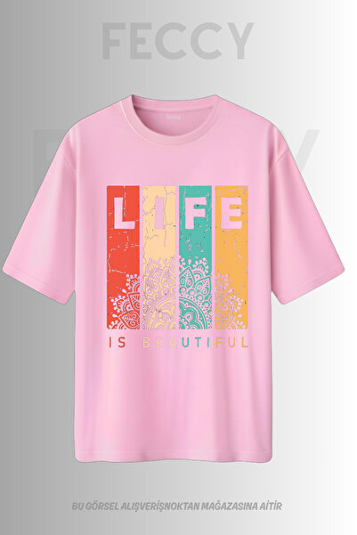 FECCY Tricou unisex supradimensionat cu imprimeu Hunter Theme Premium Life Tr...