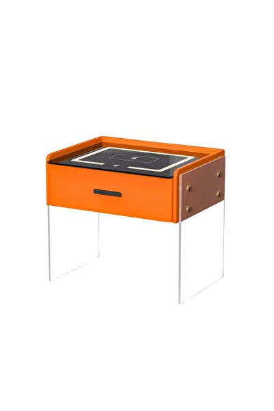 Smart Heater & Cooler Noptieră inteligentă cu încărcare wireless și iluminare...