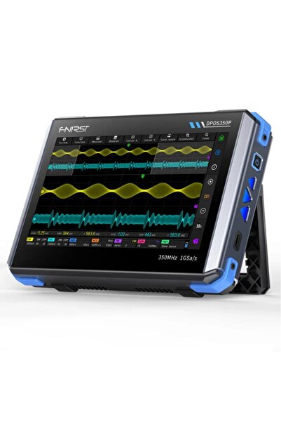 FNIRSI DPOS350P 350MHz 1GSPS 4'ü 1 Arada Tablet Osiloskop Sinyal Jeneratör Sp...