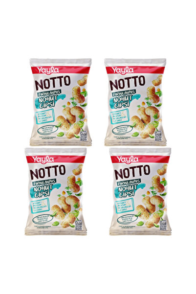 Yayla Notto Yoğurt ve Mevsim Yeşillikleri Çeşnili Nohut Cipsi 55 g x4