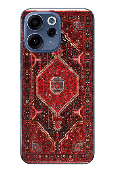 Oppo Reno 15F Uyumlu Anadolu Halısı Baskılı Silikon Kılıf
