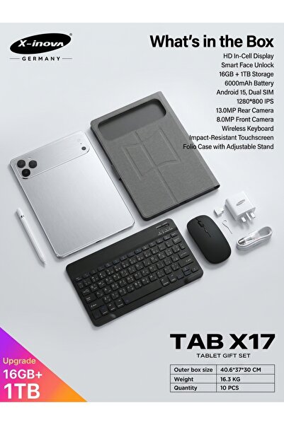 X inova TAB X17 pro max Tablet with 10.1-Inch Screen