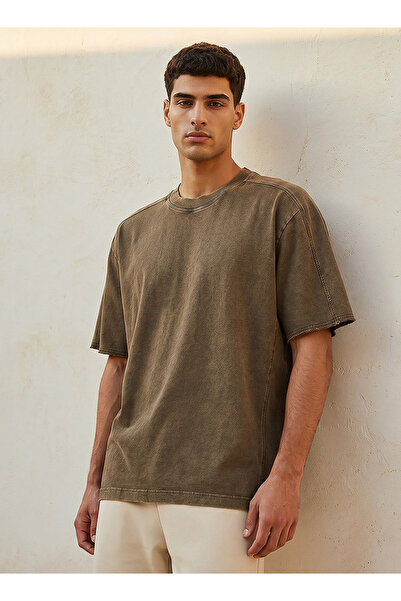 Lee Cooper Men Regular Fit Crew Neck Short Sleeve T-shirt