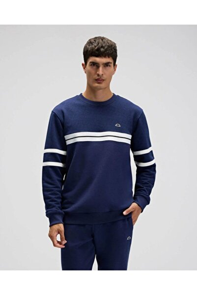 Ellesse Men's Sweatshirt Em618-Nv Navy Blue