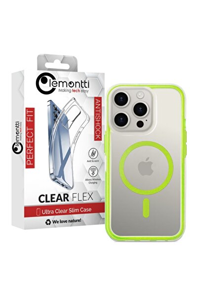 lemontti Θήκη Air Bumper MagSafe iPhone 16 Pro Πράσινο
