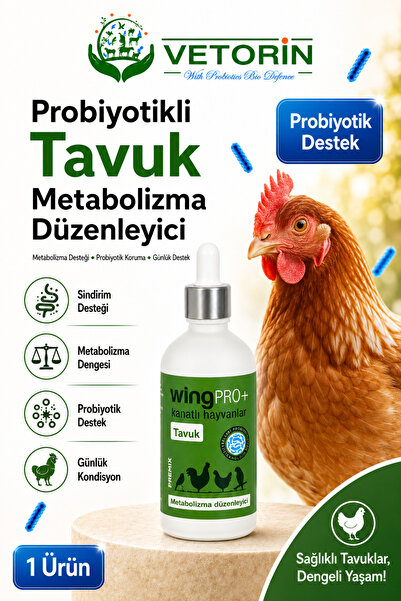 VETORİN Probiyotikli Tavuk Sindirim Sistemi Desteği & Metabolizma Düzenleyici...