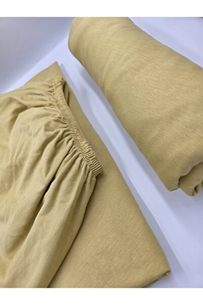 pınarhome collectıon Single Combed Cotton Elastic Bed Sheet (100X200)
