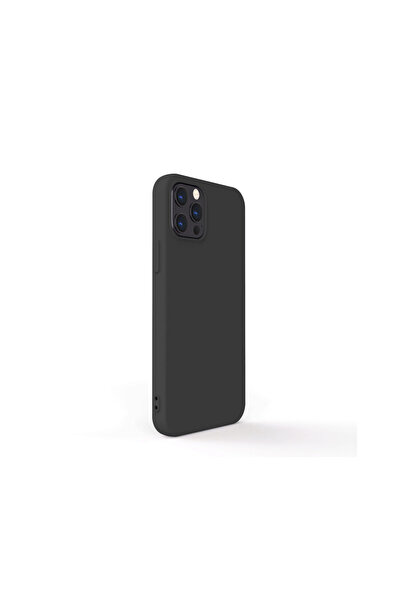 lemontti Husa iPhone 12 Pro Max Silicon Soft Slim Black