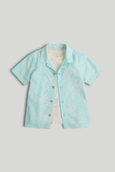 MOTHERCARE Tropical Shirt and T-Shirt Set