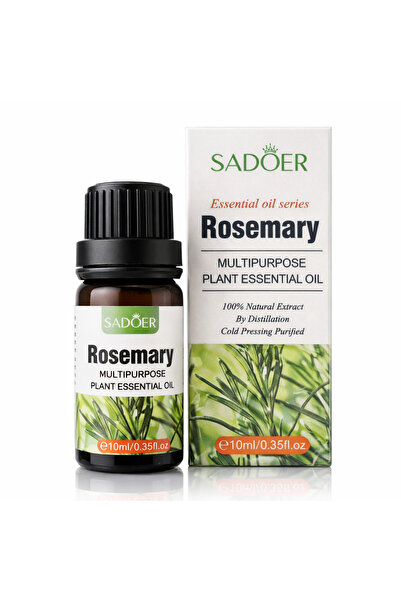 SADOER Ulei esențial rozmarin 10ml – 100% , stimulare creștere păr, echilibra...