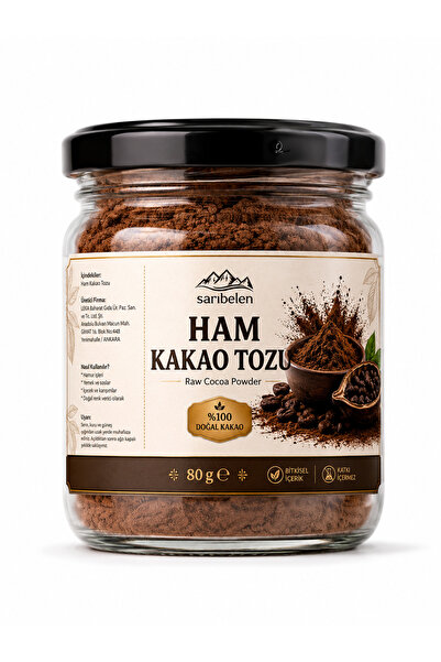 sarıbelen Ham Kakao Tozu 80 g