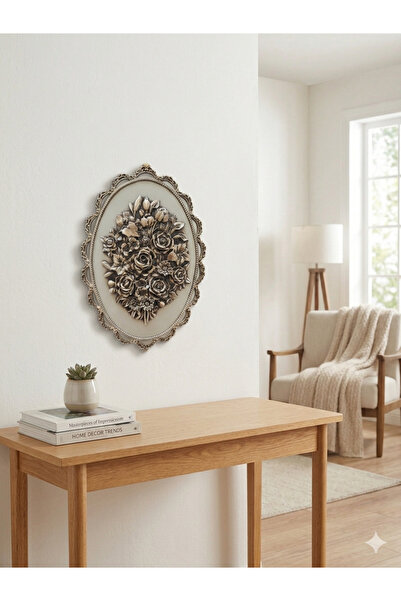 Hanlar Home Dekoratif Çiçekli Duvar Panosu 38X28