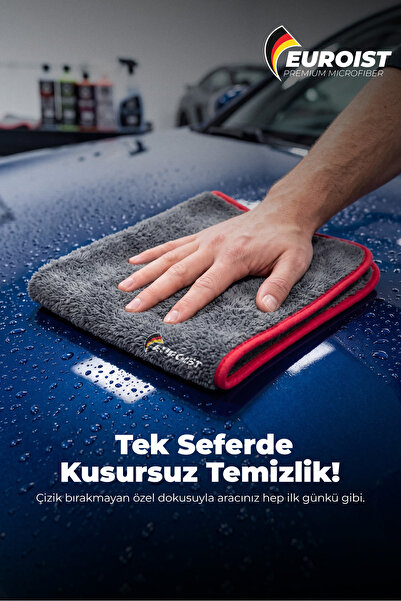 euroist Lavetă din microfibră pentru uscare auto 50x70 cm – Lavetă pentru cur...
