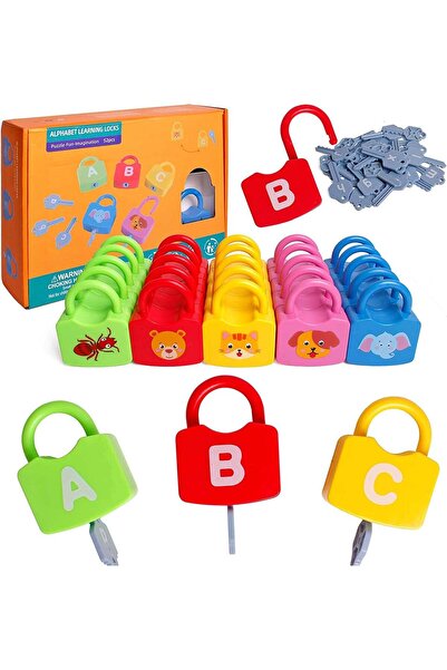 Stuniko ® Joc Educativ Montessori „Lacate si Chei pentru Invatarea Numerelor”...