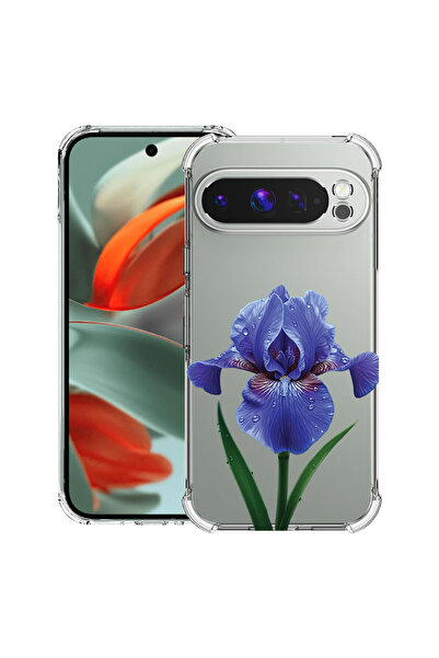 bestcase Husă Antișoc pentru Google Pixel 10 / Pixel 10 Pro, Floral - Iris, 3...