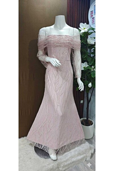 Mesk dresses فستان سهرة عروق ترتر