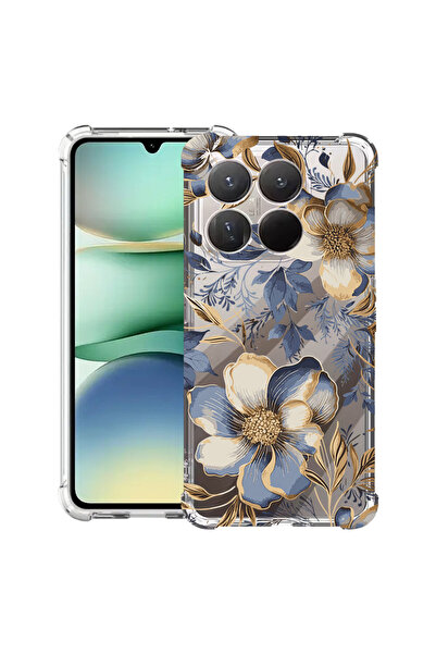 bestcase Husă Antișoc pentru Xiaomi 15T Pro, Florală - cu flori de magnolie, ...