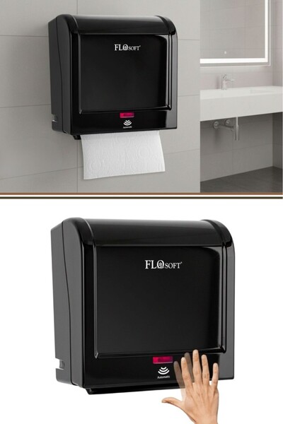 Flosoft F398 Diva Sensörlü Kağıt Havlu Makinesi, Fotoselli Otomatik Havlu Ver...