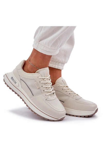 Big Star Shoes Adidași de damă Big Star NN274A088 Bej deschis 38
