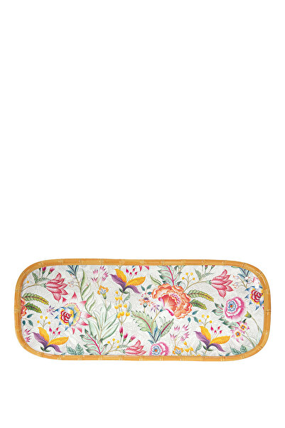 Easy Life Collection's Osaka Desenli Melamin Dikdörtgen Sunum Tabağı 45 cm